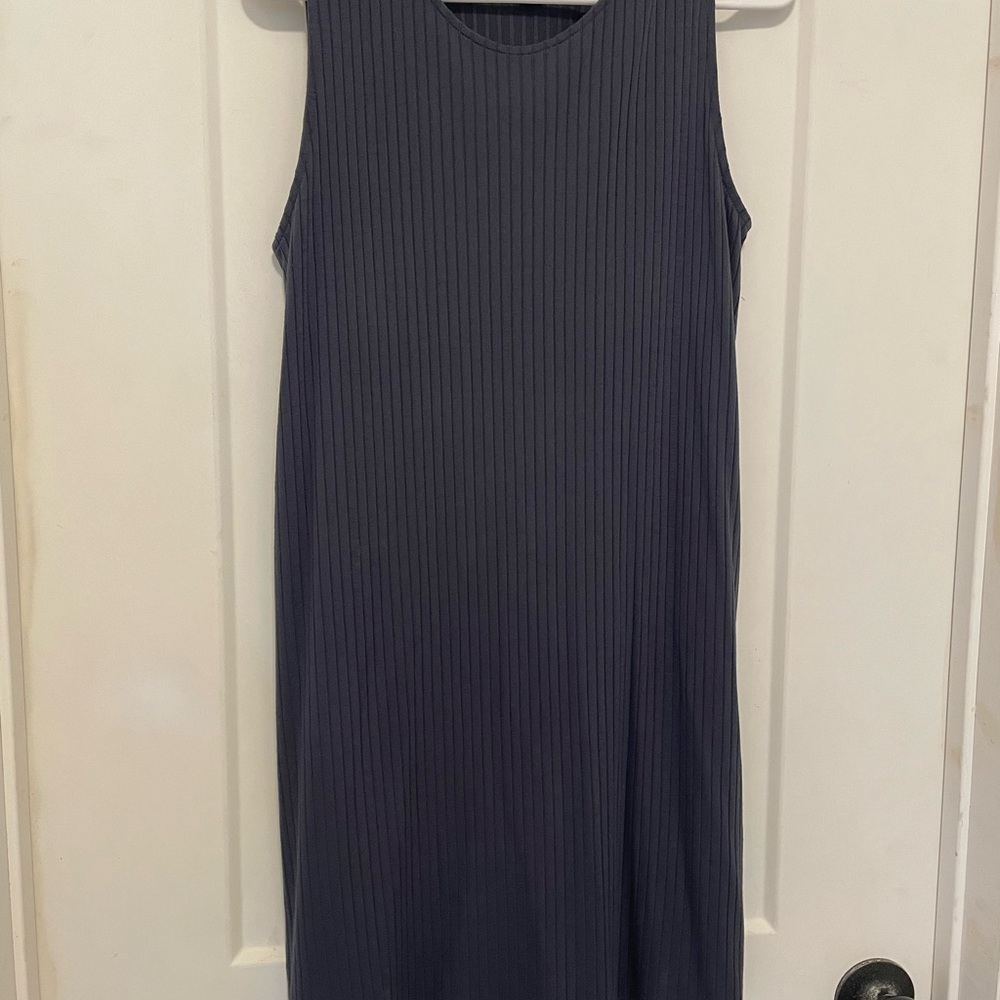J. Jill Sleeveless Charcoal Dress